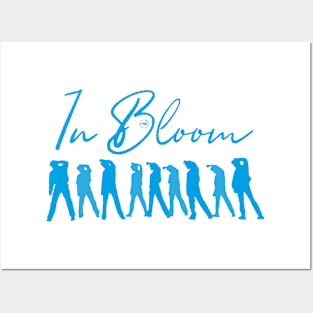 zerobaseone silhouette style design in the in bloom era Posters and Art